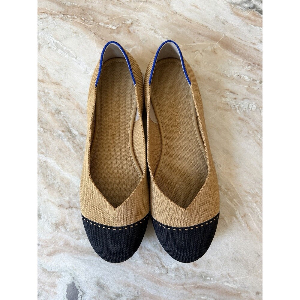 Rothy's The Flat in the Camel Captoe Color Size 9
